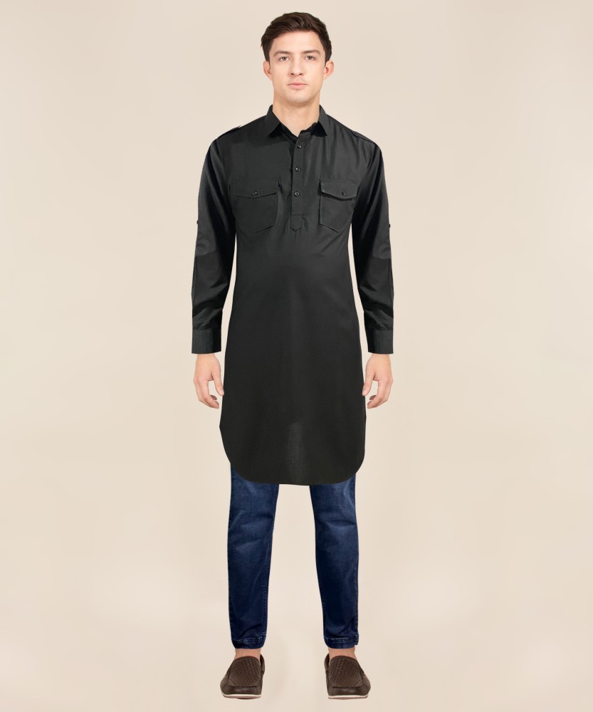 Madguys Fashion Men Solid Pathani Kurta Buy Madguys Fashion Men