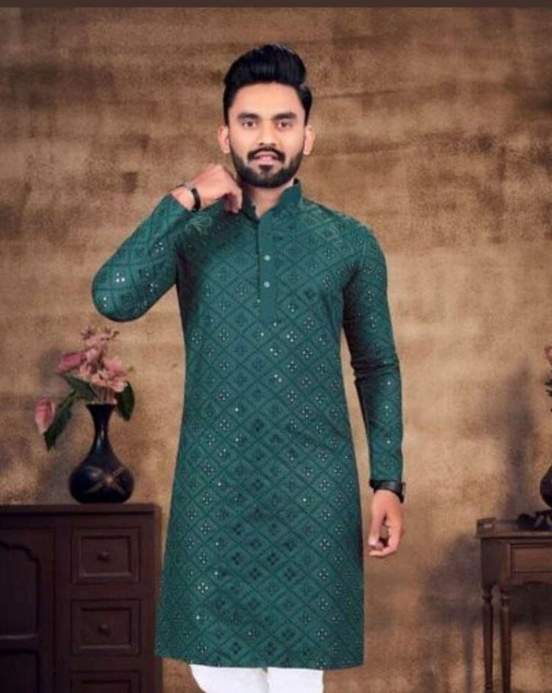 Chikan kurta 2024 for men