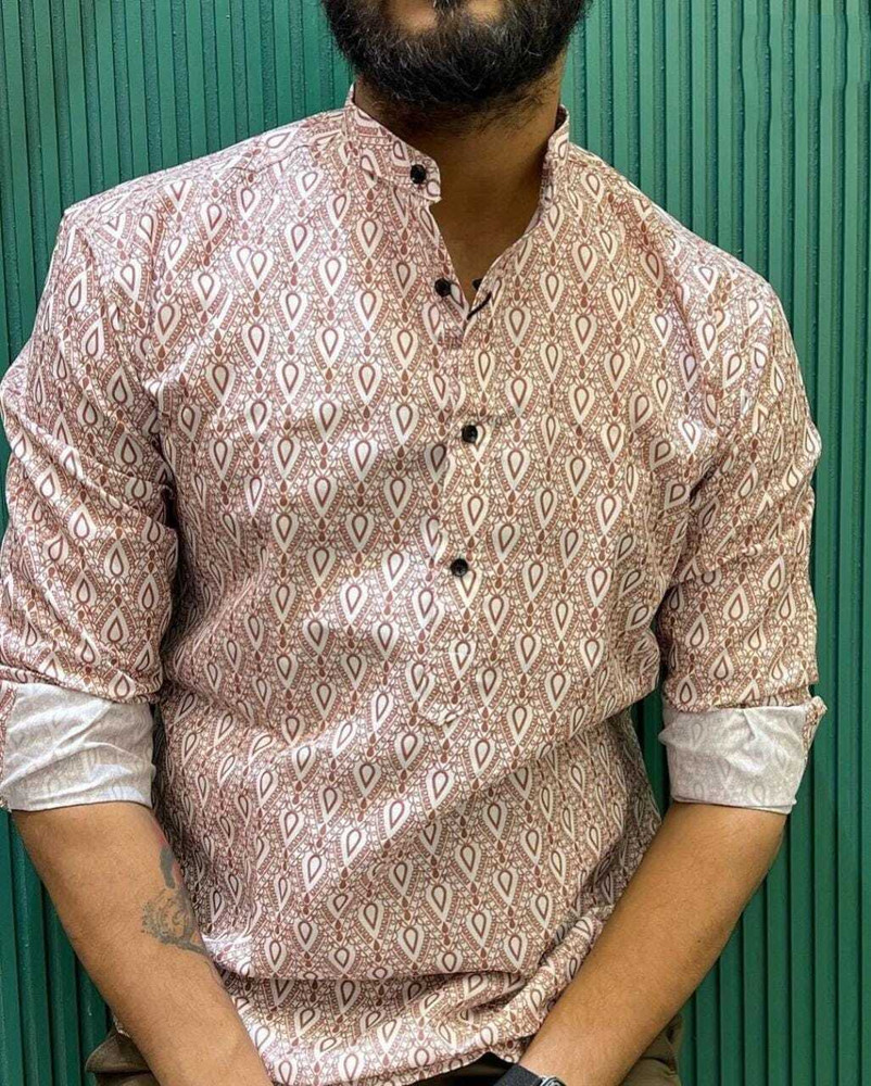 Short kurta deals for mens flipkart
