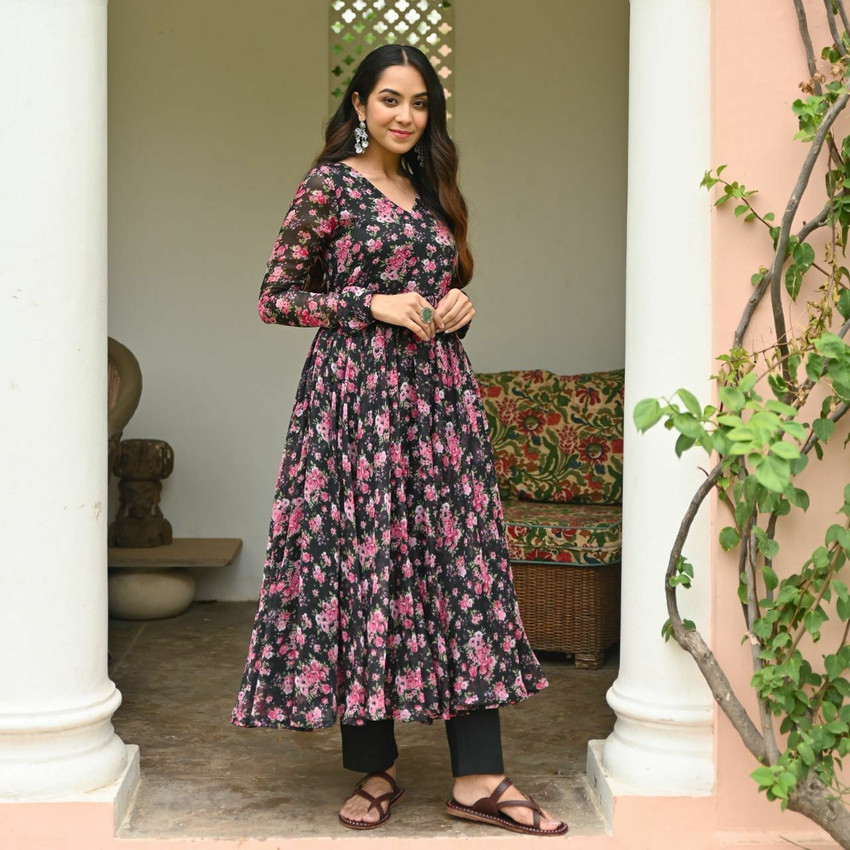 floral kurti flipkart