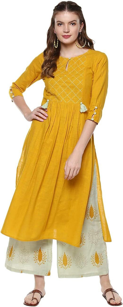 HAKERELECTRONI Women Printed A line Kurta Buy HAKERELECTRONI Women Printed A line Kurta Online at Best Prices in India Flipkart