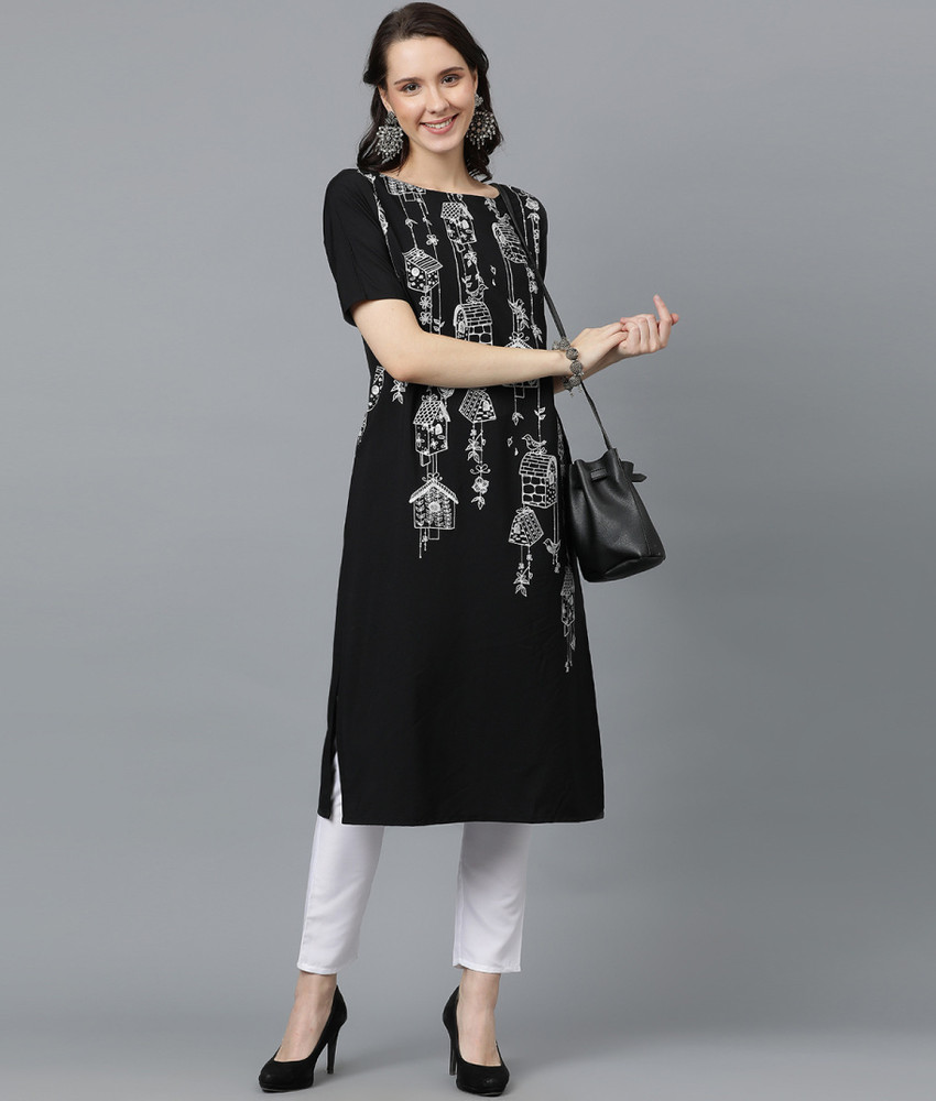 ZIYAA Women Printed Straight Kurta Buy ZIYAA Women Printed Straight Kurta Online at Best Prices in India Flipkart