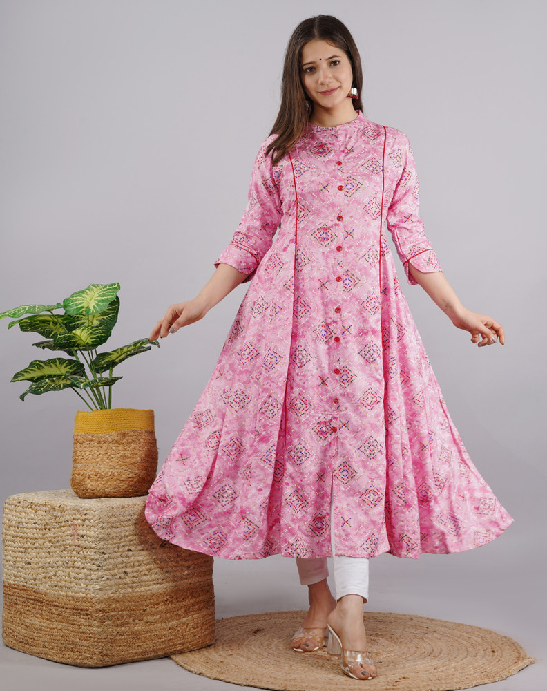 Flipkart anarkali cotton on sale kurti