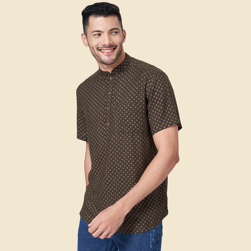 YU by Pantaloons Men Printed Straight Kurta - Buy YU by Pantaloons Men  Printed Straight Kurta Online at Best Prices in India