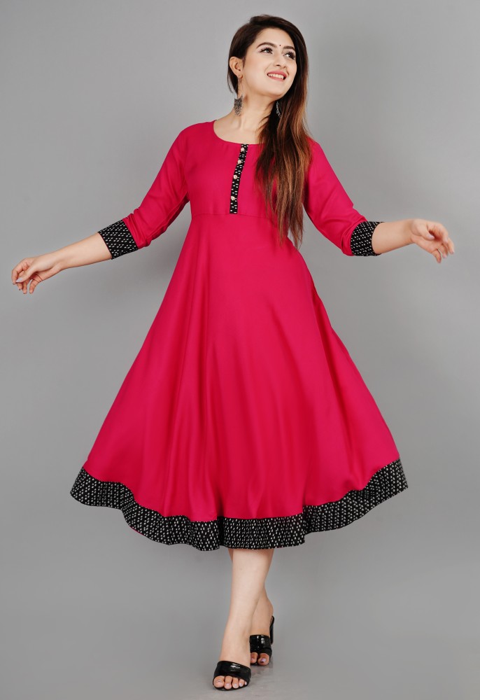 Flipkart flared outlet kurtis