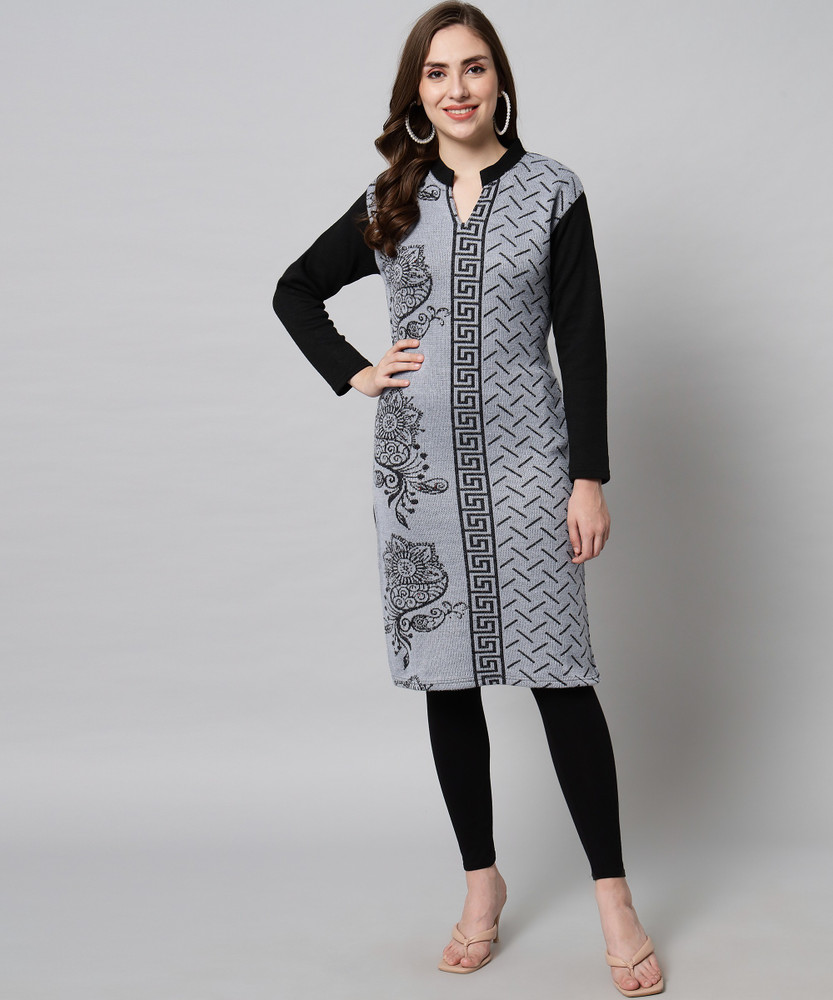 flipkart grey kurti