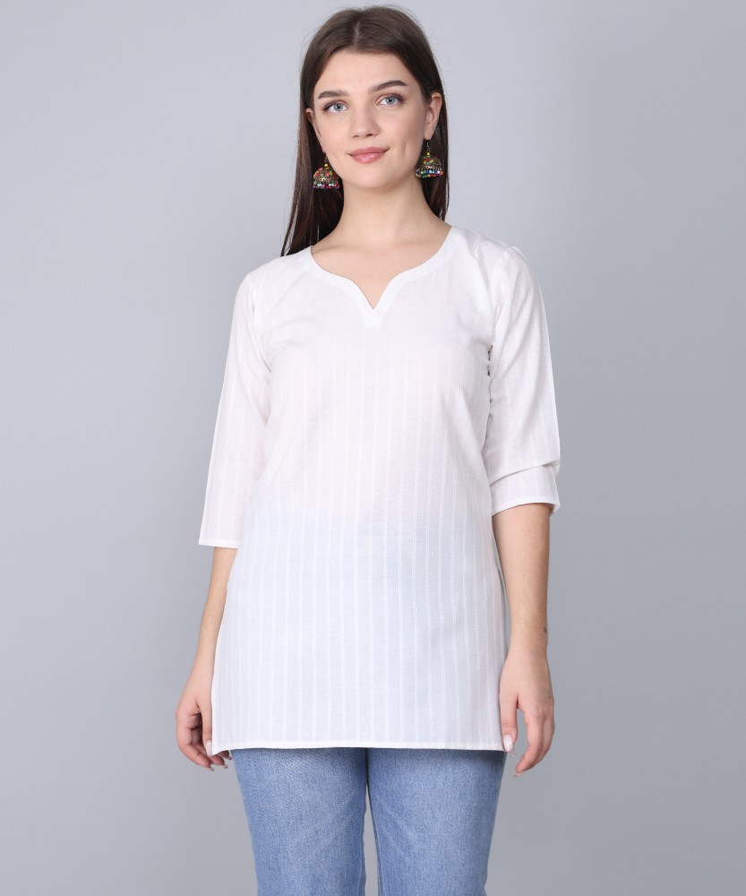 Kurti hotsell flipkart white