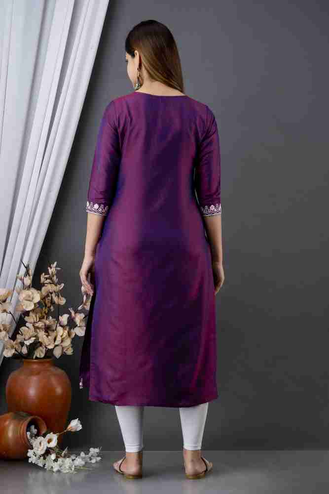 Art silk sale kurtis