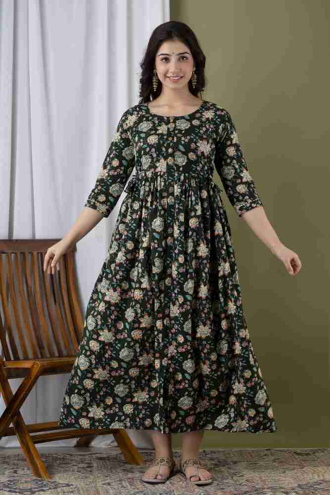 nandini creation Women Fit and Flare Black Dress Buy nandini