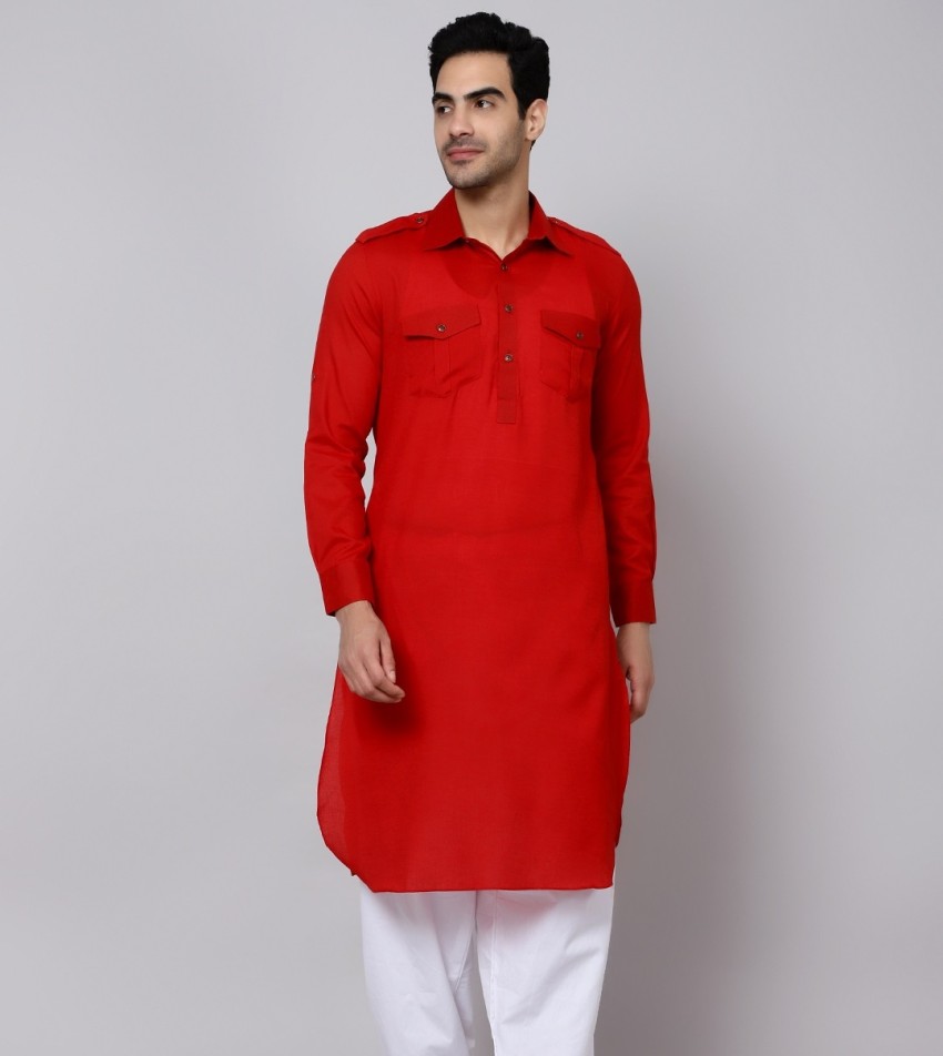 sultan Men Solid Pathani Kurta Buy sultan Men Solid Pathani