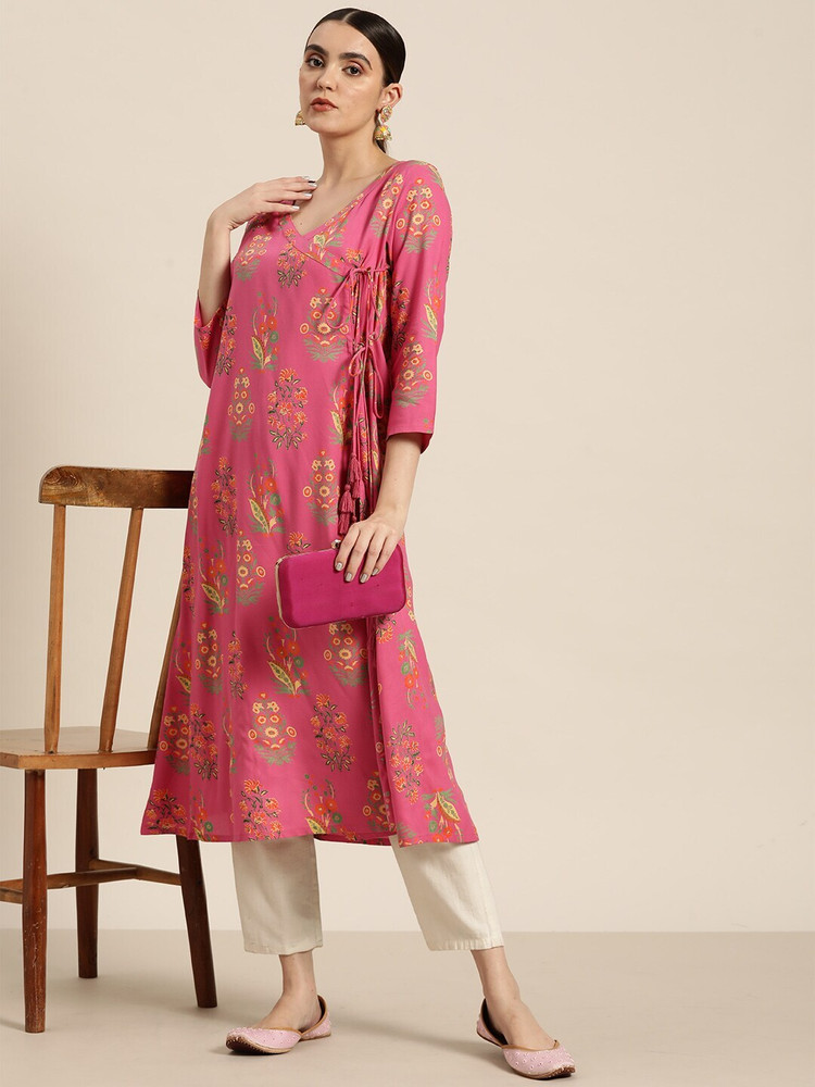 Moda Rapido Women Printed A line Kurta Buy Moda Rapido Women Printed A line Kurta Online at Best Prices in India Flipkart