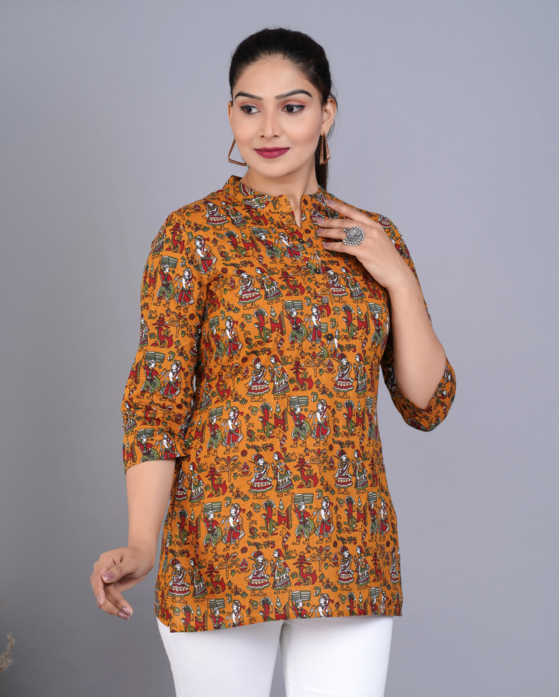 Tanisha Women Printed Straight Kurta Buy Tanisha Women Printed