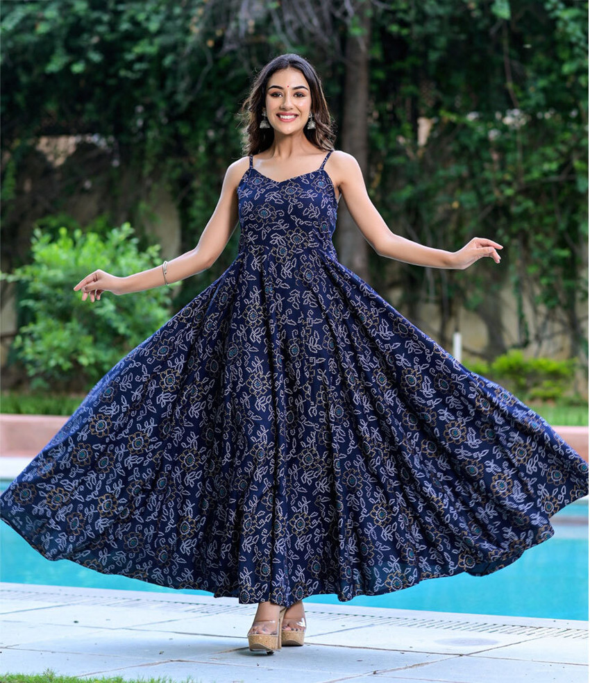 Karoli Kaftan Women Printed Anarkali Kurta - Buy Karoli Kaftan Women  Printed Anarkali Kurta Online at Best Prices in India | Flipkart.com