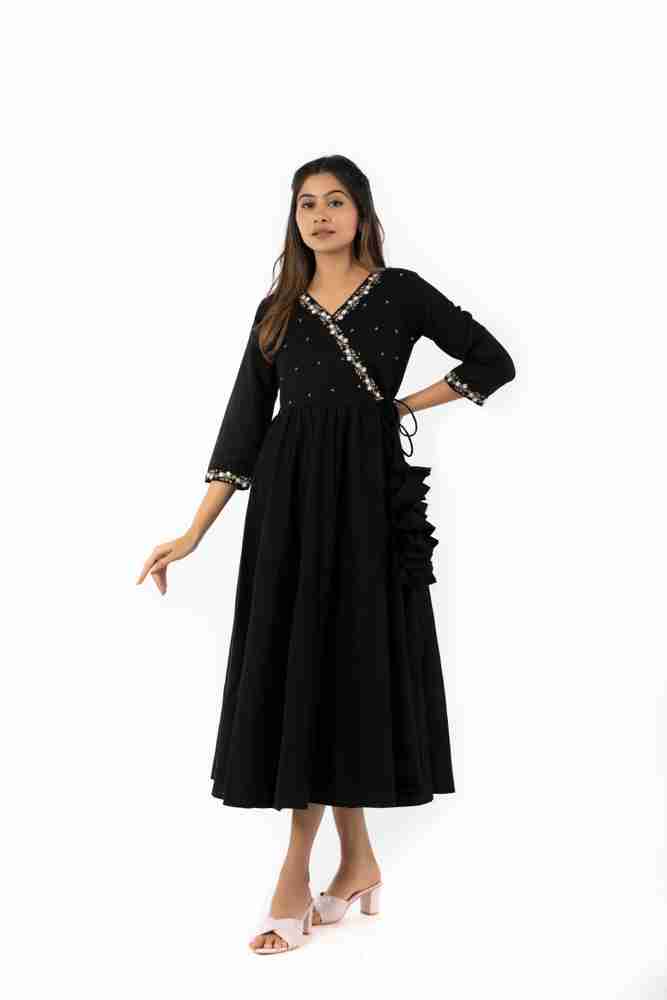 Buy Bindi Women Embroidered Flared Kurta Online at Best Prices in India Flipkart