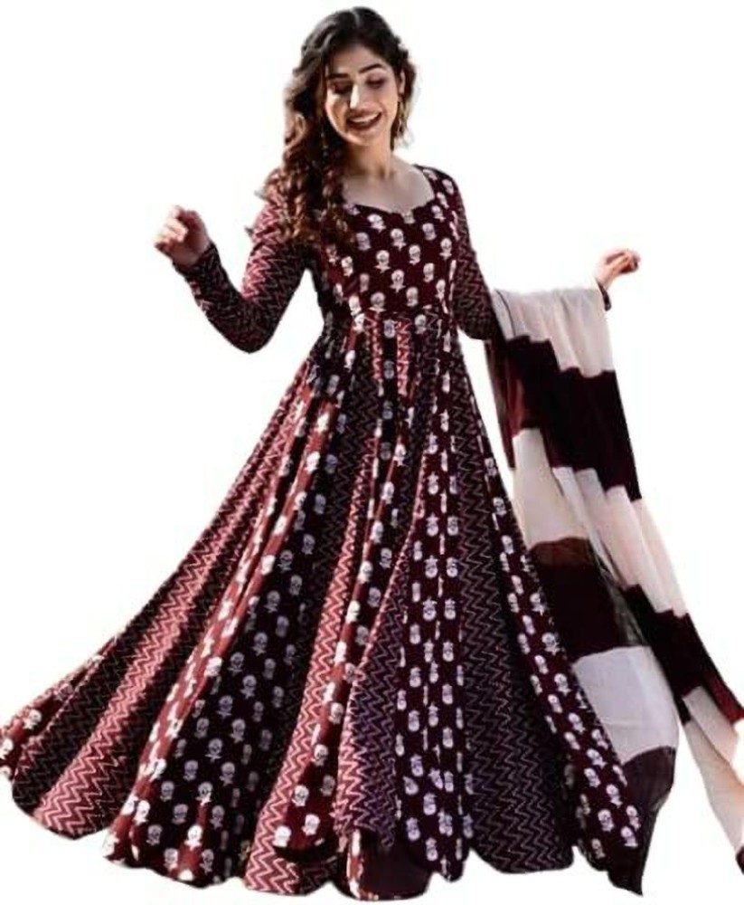 Long anarkali hotsell kurti flipkart