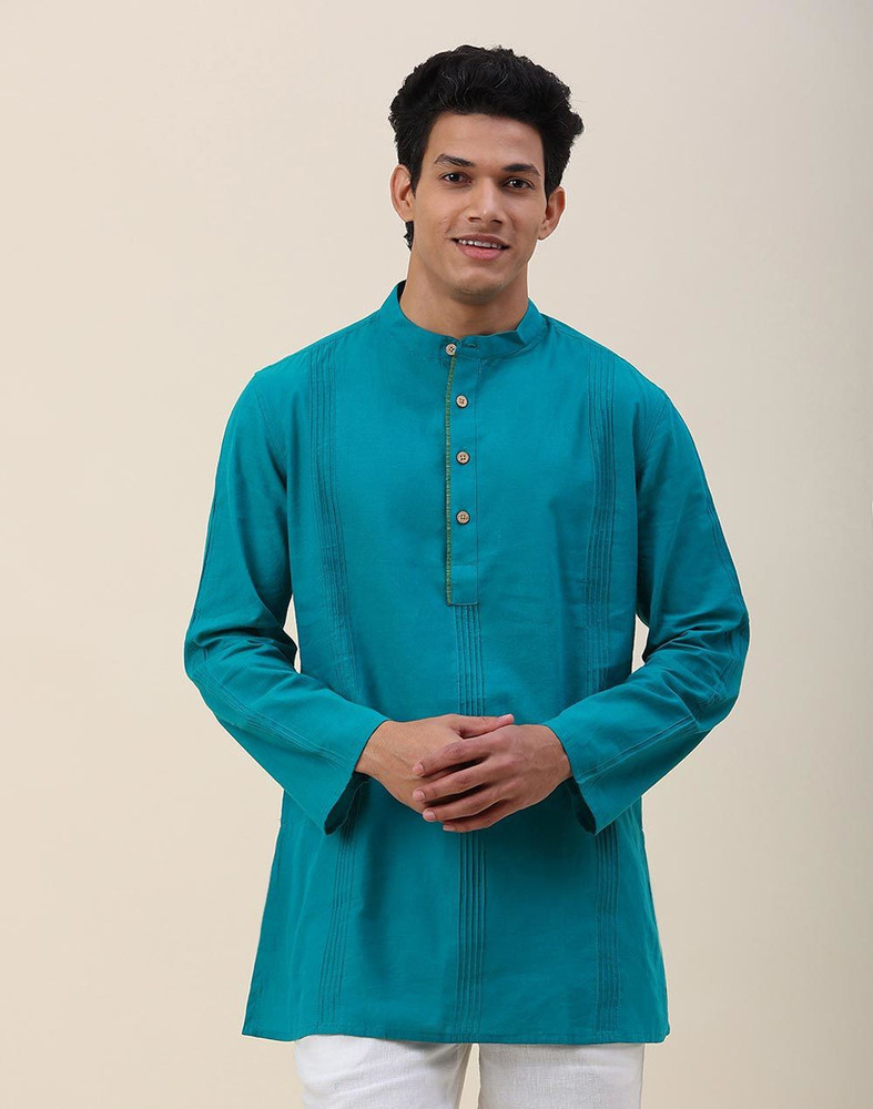 Fabindia Men Woven Design Straight Kurta Buy Fabindia Men Woven