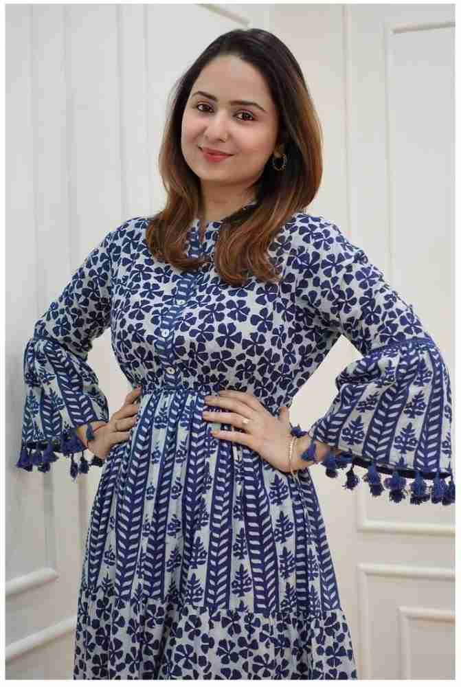 AdiYogiClothing Women Printed Anarkali Kurta Buy AdiYogiClothing