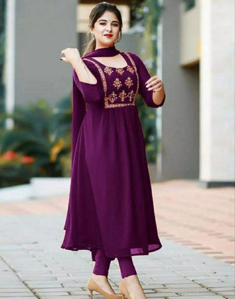 Georgette best sale kurti flipkart