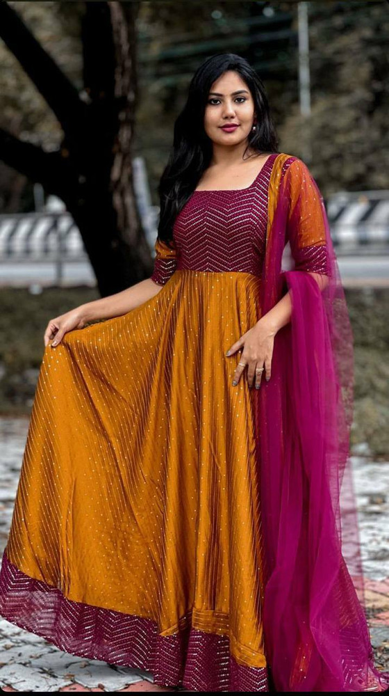 Anarkali gown snapdeal top