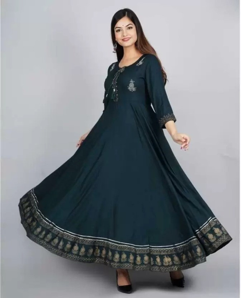 Solid anarkali hotsell kurti
