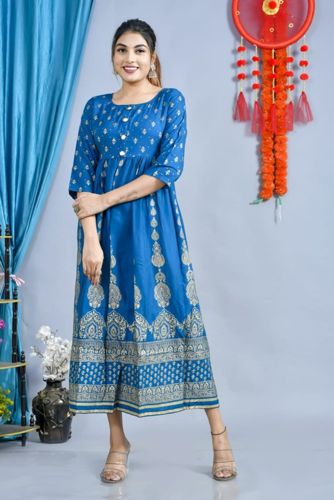SABHYATA CREATION Women Printed Flared Kurta Buy SABHYATA