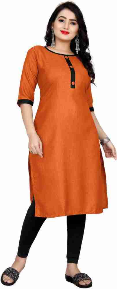 Buy online Black Embellished Straight Kurti from Kurta Kurtis for Women by  Highlight Fashion Export for ₹449 at 78% off