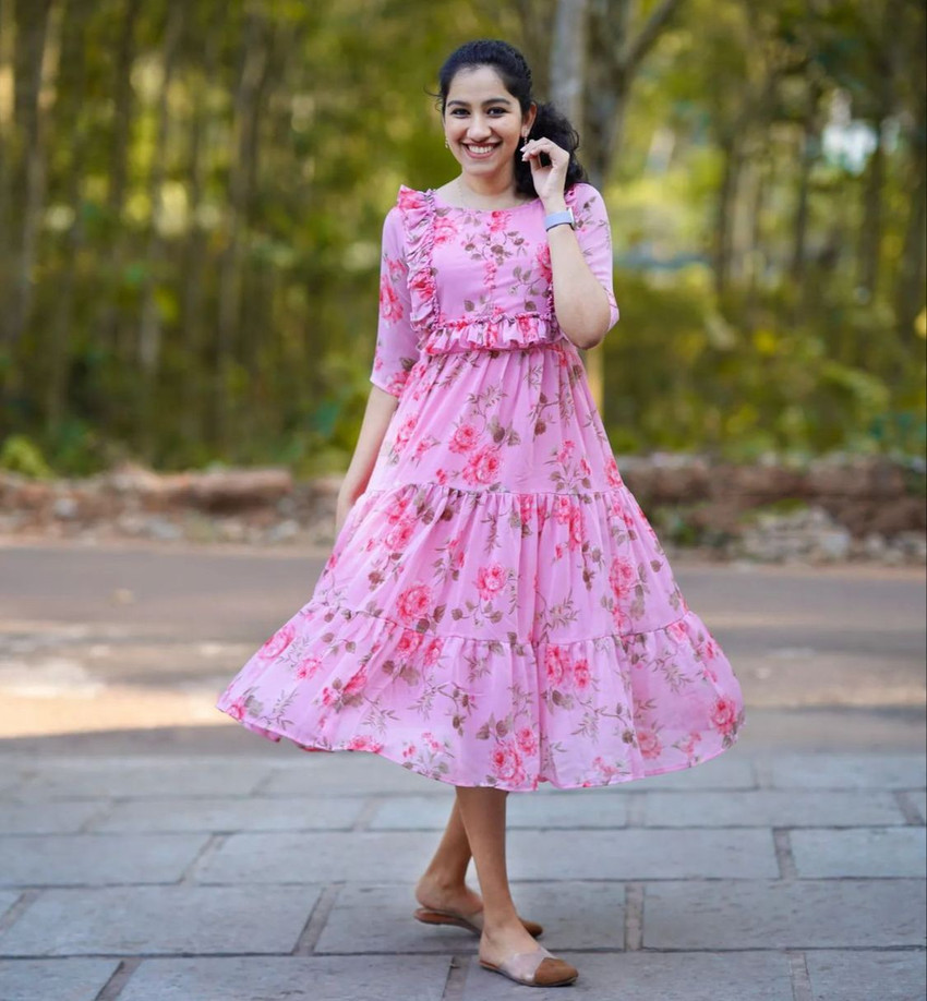 Floral frock shop design