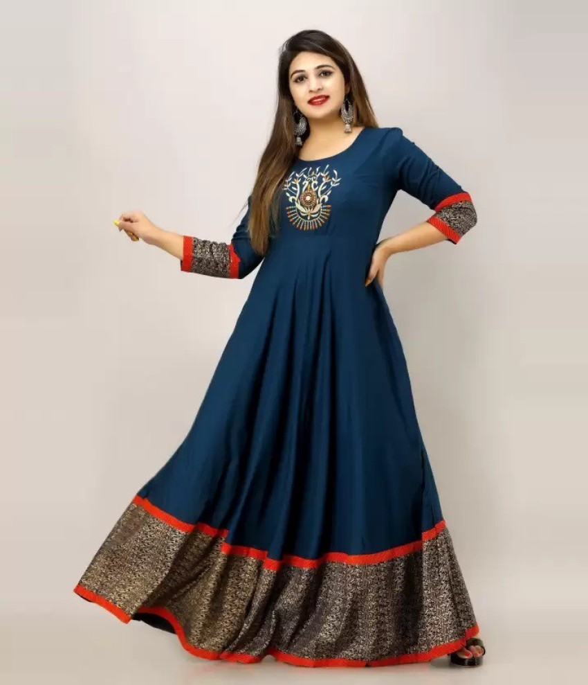 Flipkart hotsell blue gown