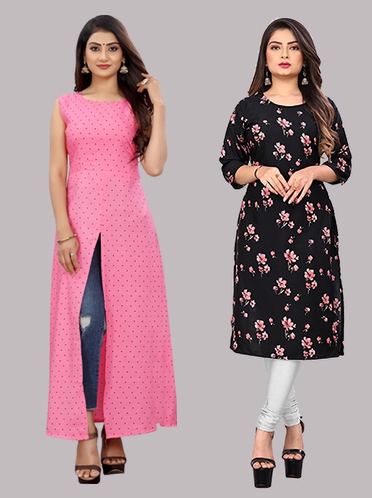 Discover more than 85 plain two colour kurti design latest - POPPY