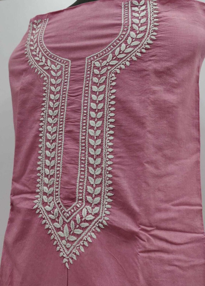 Women's Chickankari Embroidered Design Basic Cotton Bra