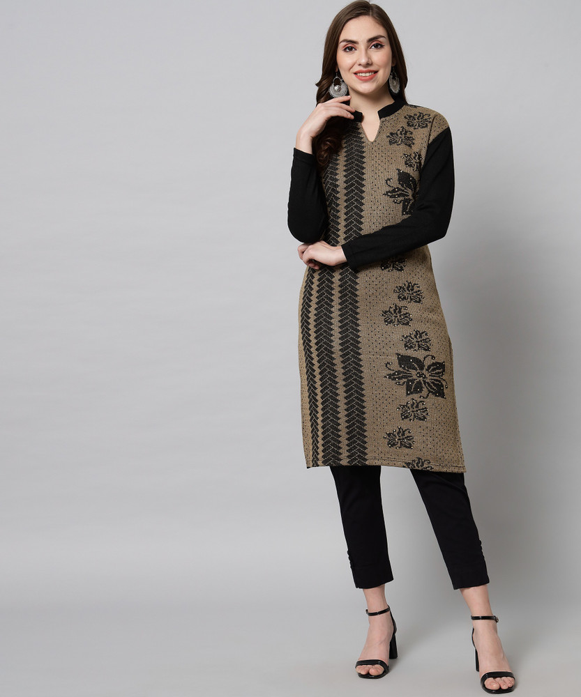 DRESSOFY Women Printed Straight Kurta Buy DRESSOFY Women Printed