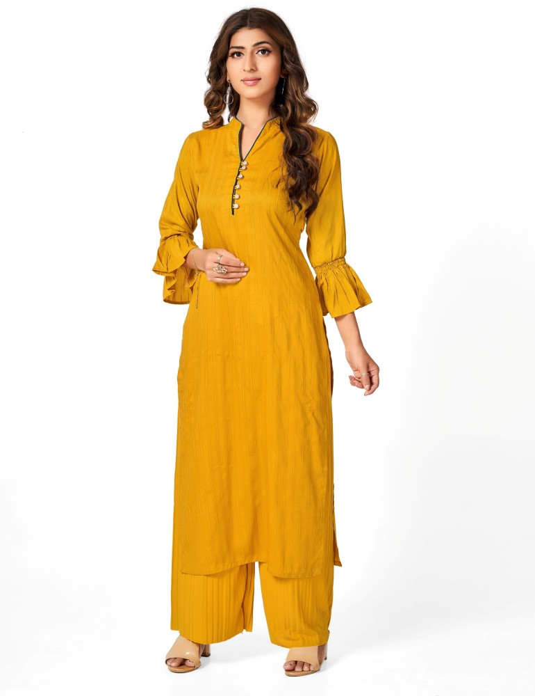 Flipkart yellow clearance kurti