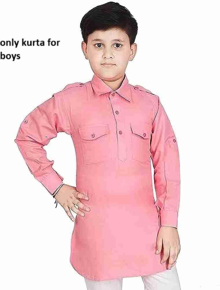 Qtsy Boys Solid Pathani Kurta Buy Qtsy Boys Solid Pathani Kurta
