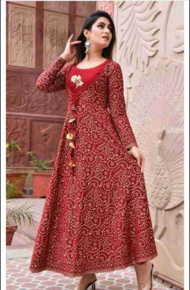 SABHYATA CREATION Women Embroidered Anarkali Kurta Buy SABHYATA