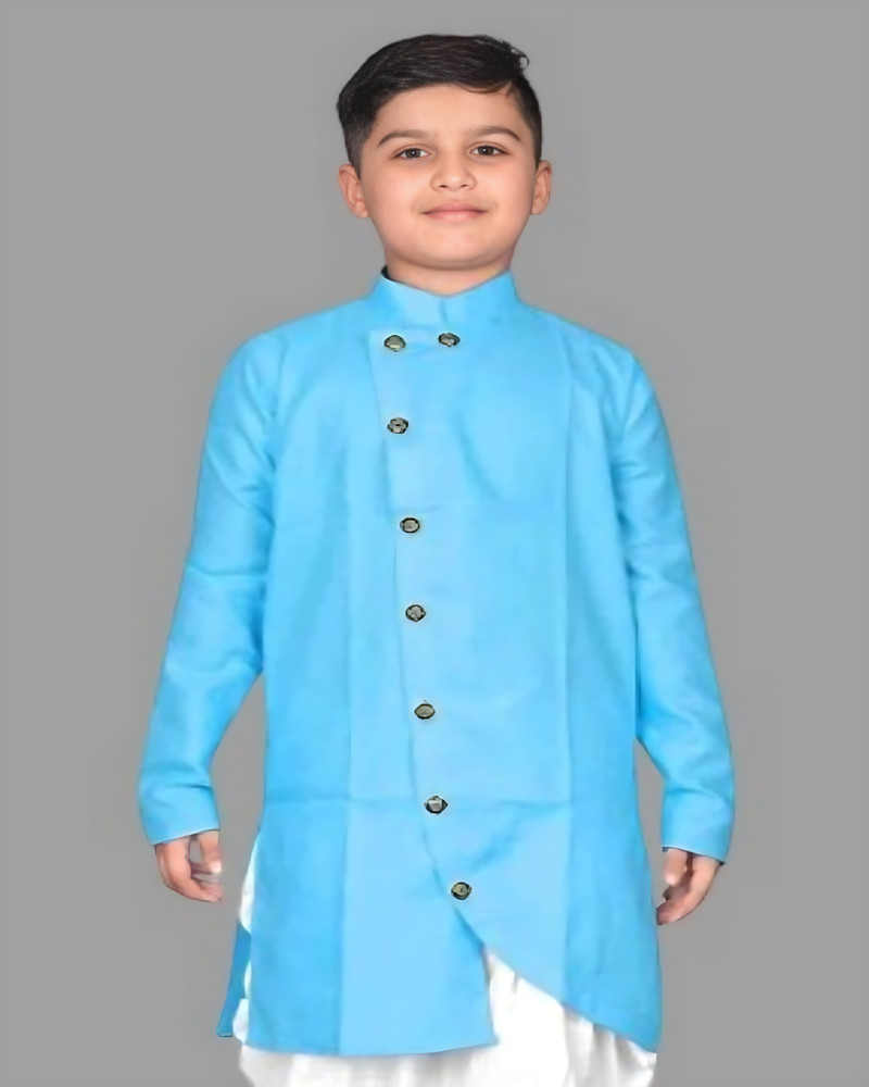 FASHIONPARROT Boys Solid Straight Kurta Buy FASHIONPARROT Boys