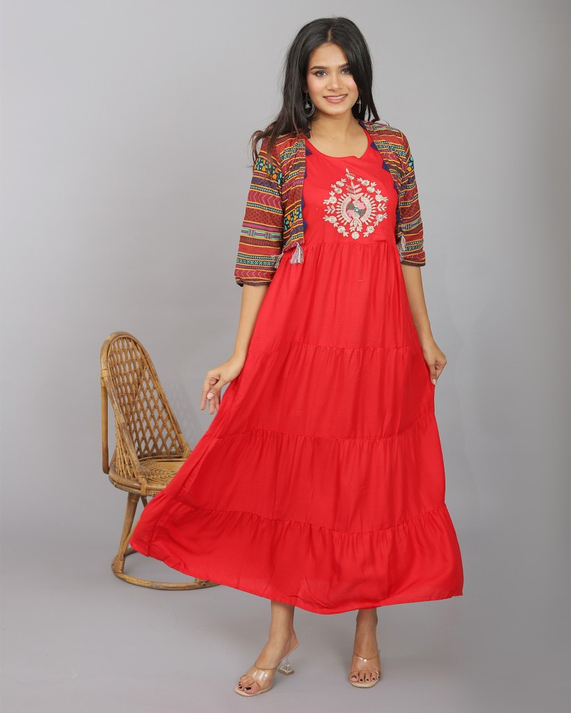 UNIQUEKURTIS Women Embroidered Flared Kurta Buy UNIQUEKURTIS Women Embroidered Flared Kurta Online at Best Prices in India Flipkart