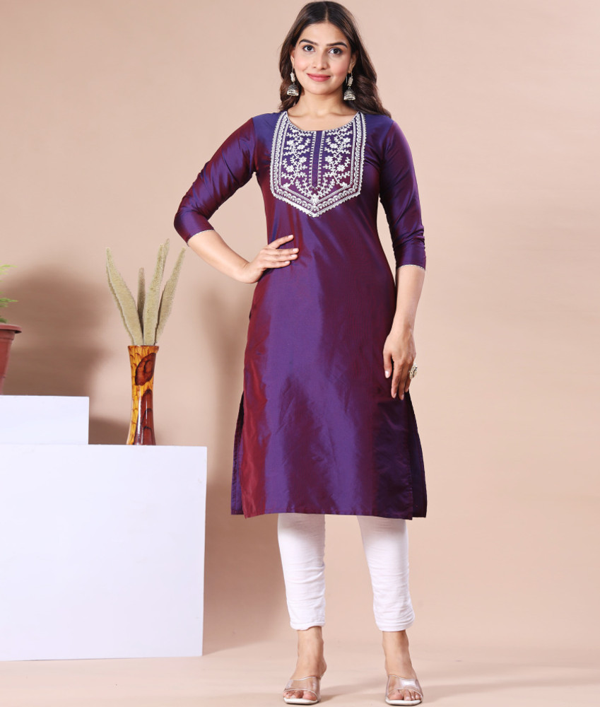 Embroidered kurti flipkart online