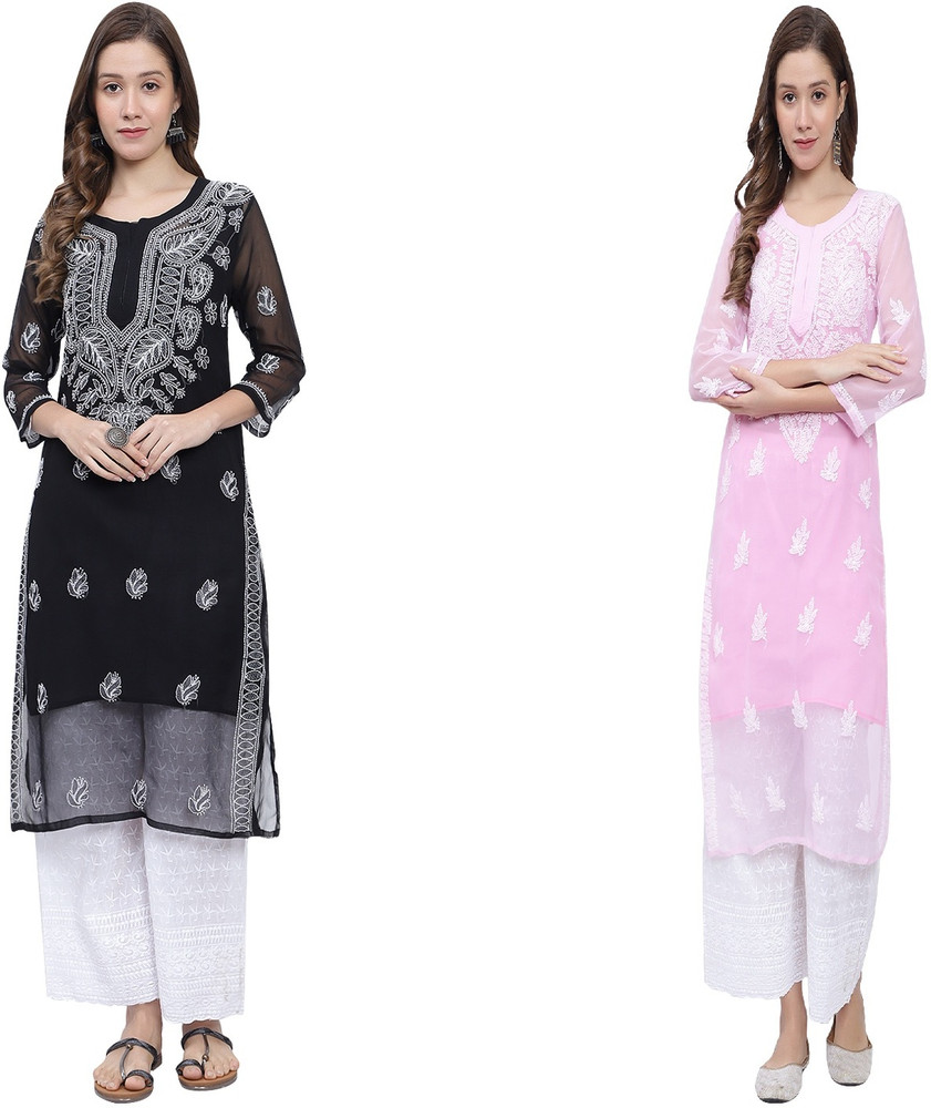 Ns Fashion Women Chikan Embroidery A line Kurta Buy Ns Fashion Women Chikan Embroidery A line Kurta Online at Best Prices in India Flipkart