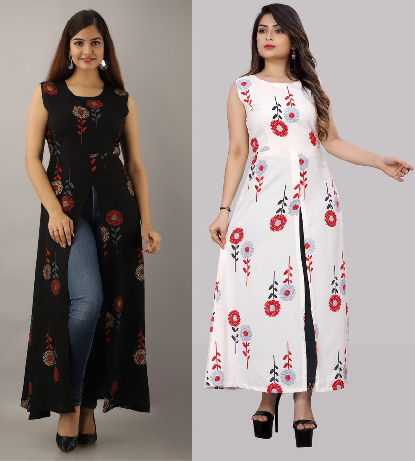 Long best sale kurti flipkart