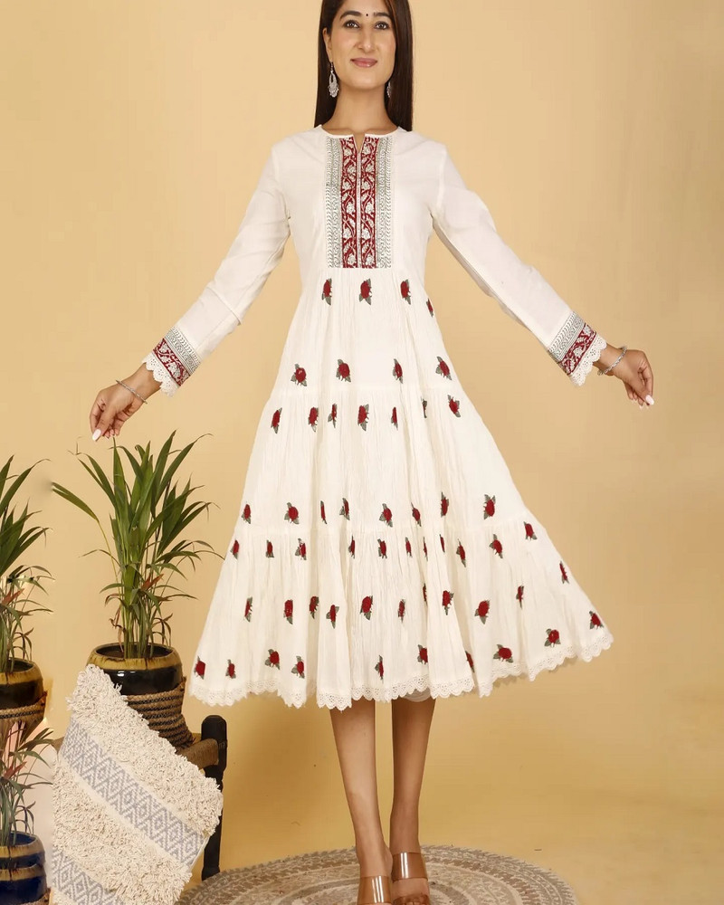 IPSA Women Block Print Flared Kurta Buy IPSA Women Block Print Flared Kurta Online at Best Prices in India Flipkart