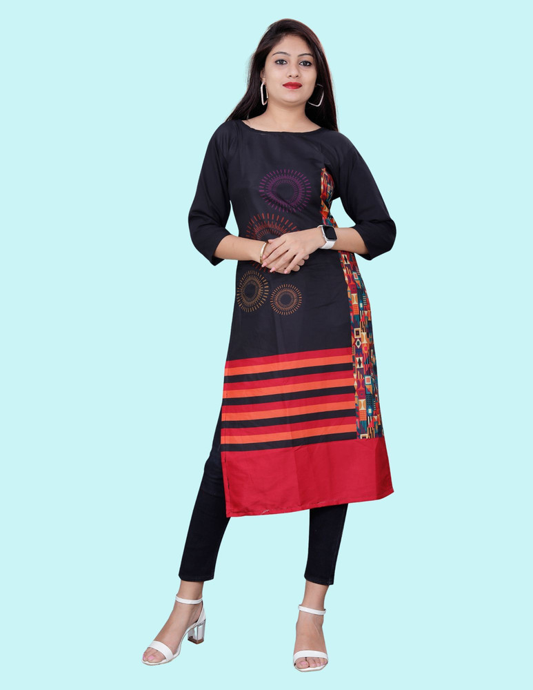 Flipkart discount black kurtis