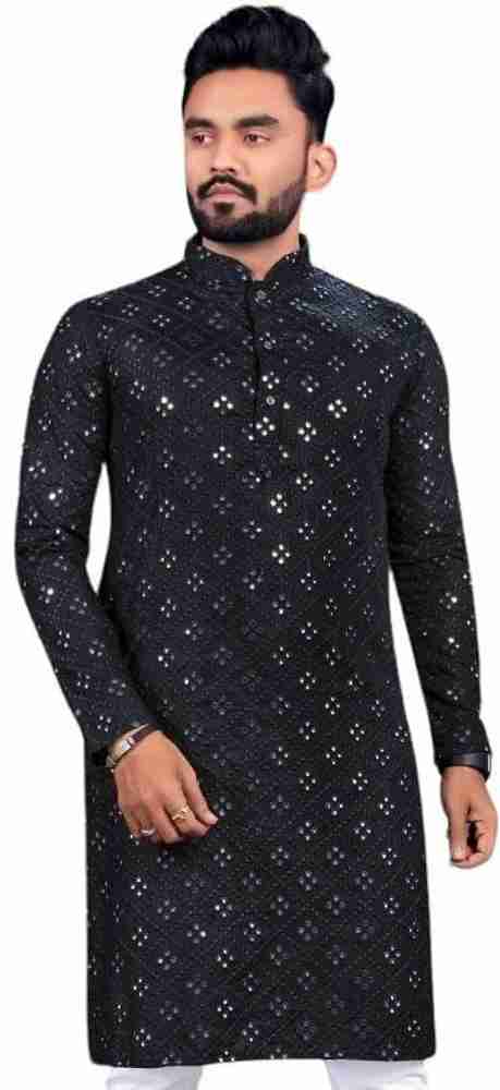Black kurta flipkart top