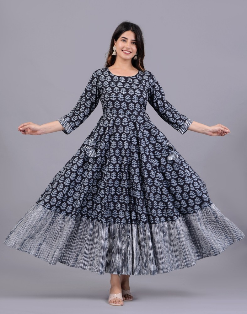 Long anarkali 2025 kurti flipkart