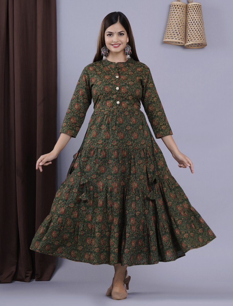 floral kurti flipkart