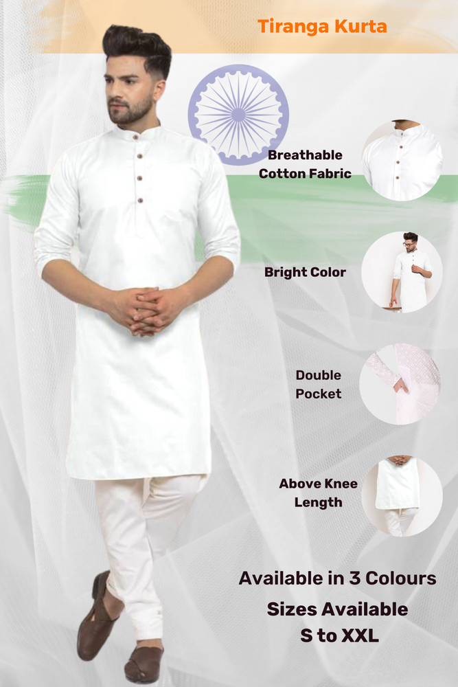 Tricolor kurta cheap