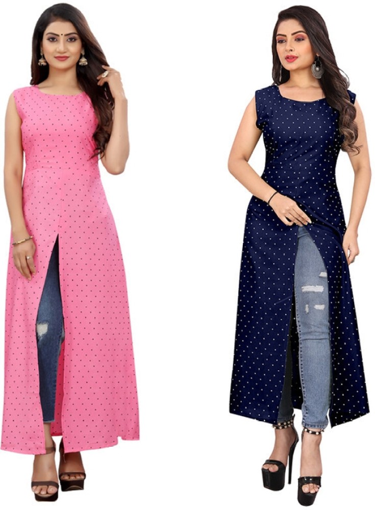 Rayon Indo-Western Kurtis for Women: Buy Online | Utsav Fashion