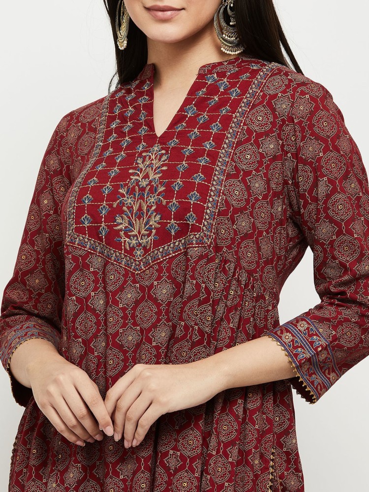 MAX Women Embroidered Anarkali Kurta Buy MAX Women Embroidered Anarkali Kurta Online at Best Prices in India Flipkart