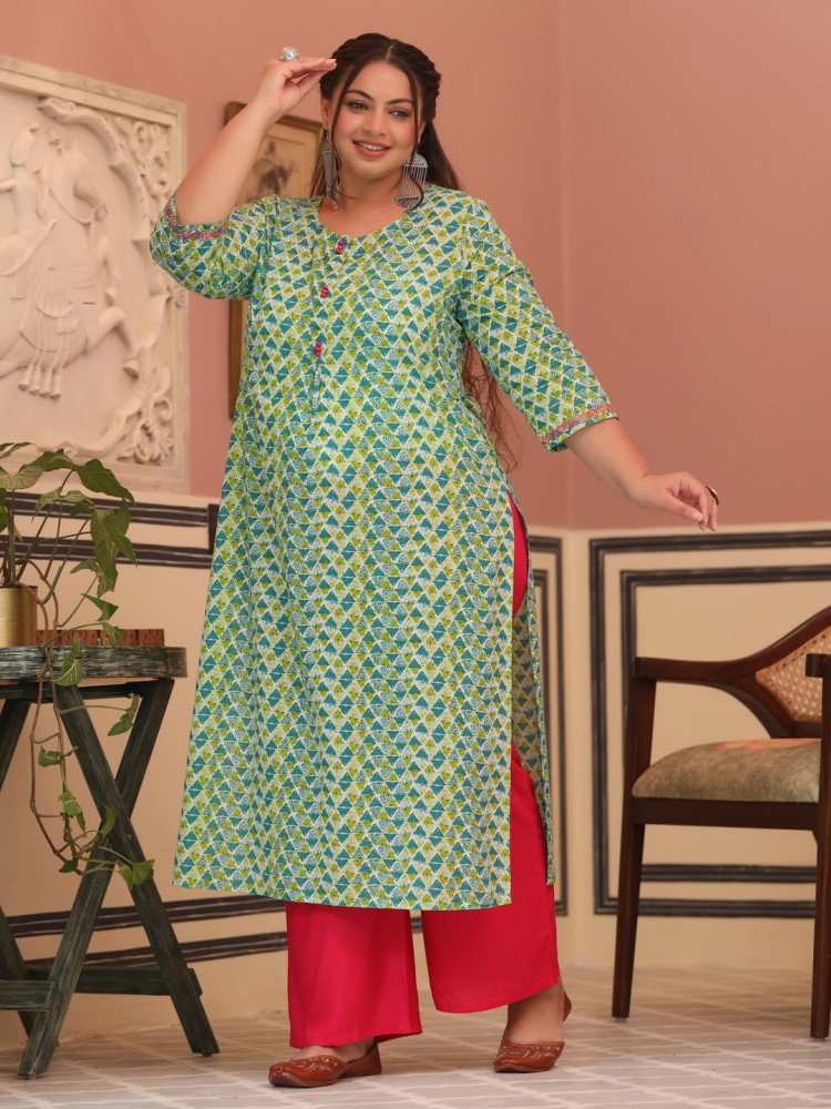 40+ Ankle Length Pants With Kurti Design