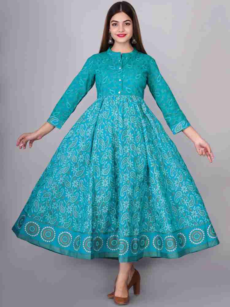 Flipkart par long kurti sale