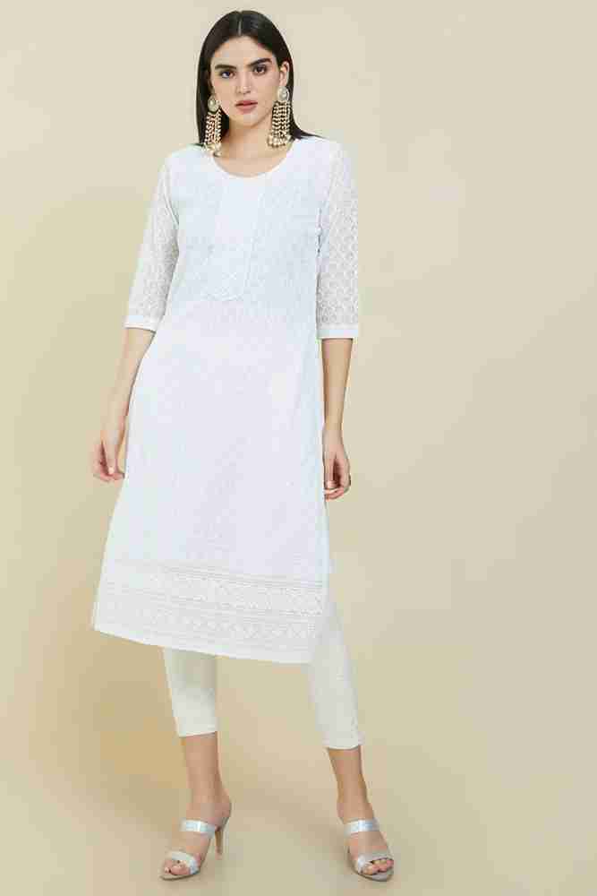 Soch women's straight deals cotton kurta